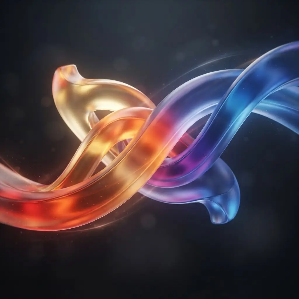 Abstract graphic representing currency exchange between the Turkish lira and British pound